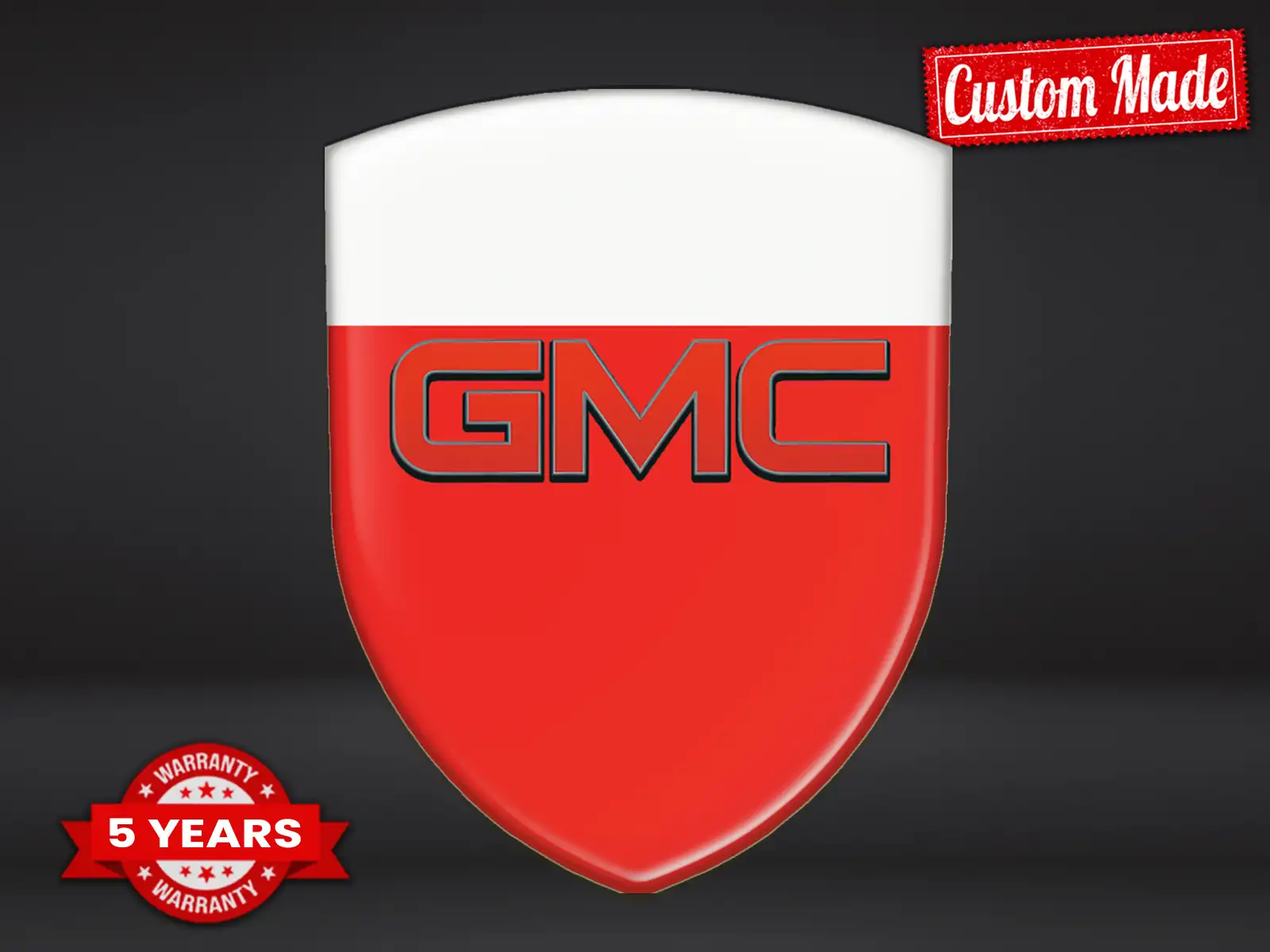 GMC Heckscheibensticker Stil Racing Anpassbar